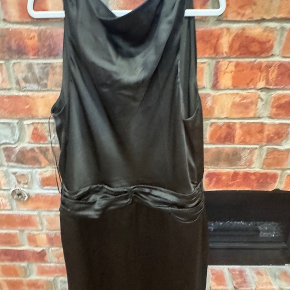 Ramy Brook Charmayne Maxi Gown; Olive-Green Evening Gown with Front Slit - Picture 10 of 15